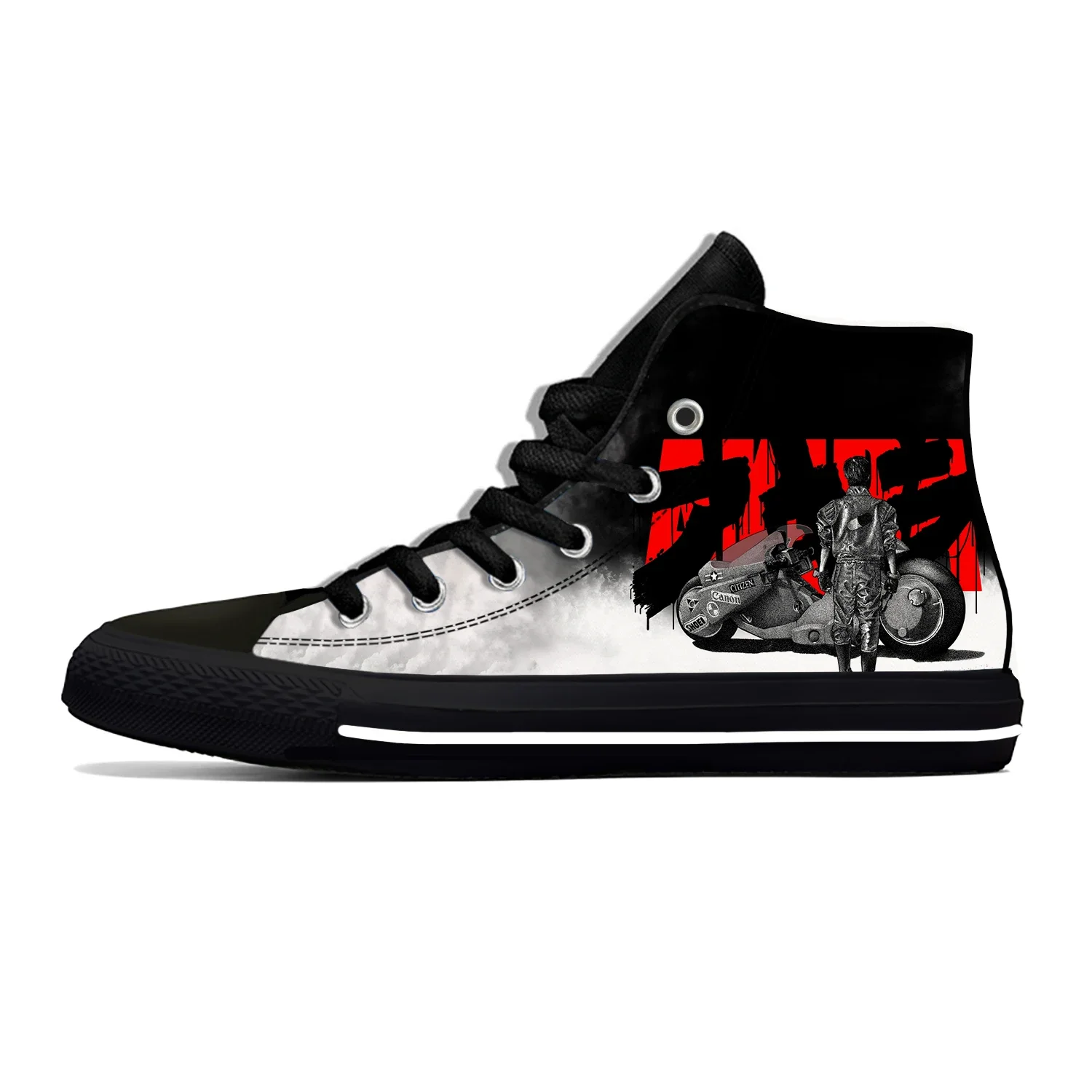Summer Anime Akira Synthwave Fashion Classic Casual Shoes High Top Men Women Classic Sneakers Classic Lightweight Board Shoes