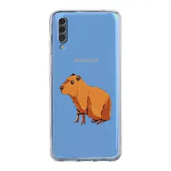 Adorable Cartoon Capybara Phone Case Cover - Samsung A30 A20 (B7)