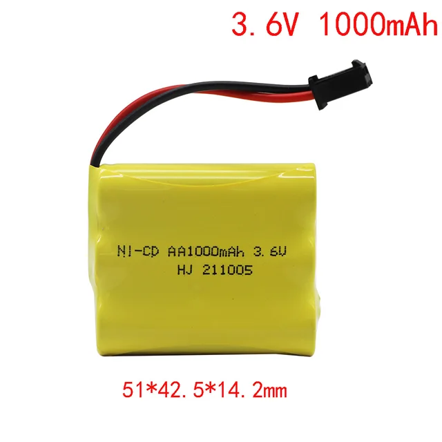 4.8V/6V/7.2V NiCD Battery Rechargeable Battery AA Battery Pack Used