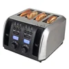 Automatic Commercial Electric Toaster Bread Breakfast Machine Breakfast Sandy Bread Heating Kitchen Grill Stove 4-Slice Toaster 3