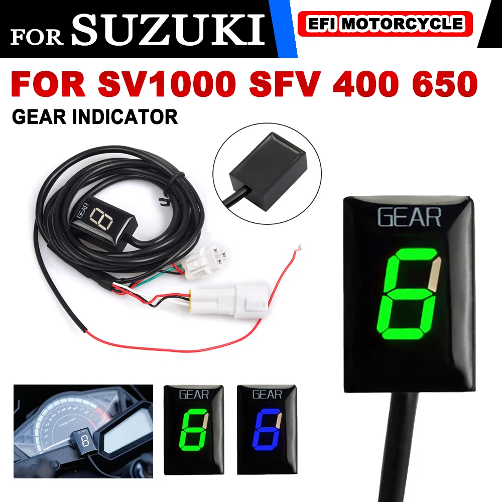 

Motorcycle 1-6 Speed Gear Indicator For Suzuki SV1000 SV 1000 SFV400 SFV 400 SFV650 SFV 650 Accessories Gear Display Meter