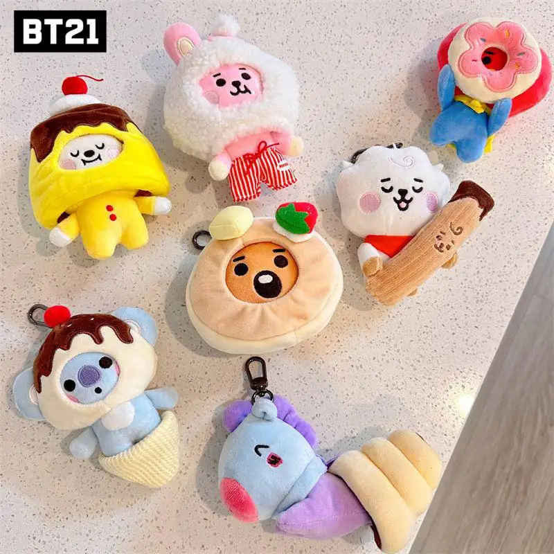 

Kawaii Bt21 группа детский десерт Женская ТАТА Chimmy Cooky Koya Mang Rj Shooky мягкая игрушка подвеска сумка орнамент подарок