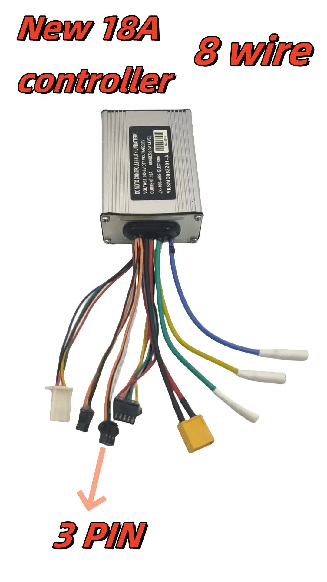 BuyWeek Kit Controller Scooter Elettrico, 24V 500W Kit Controller Motore Bici Elettrica in Lega di Alluminio Controller Motore Spazzola con Maniglia Dell'acceleratore
