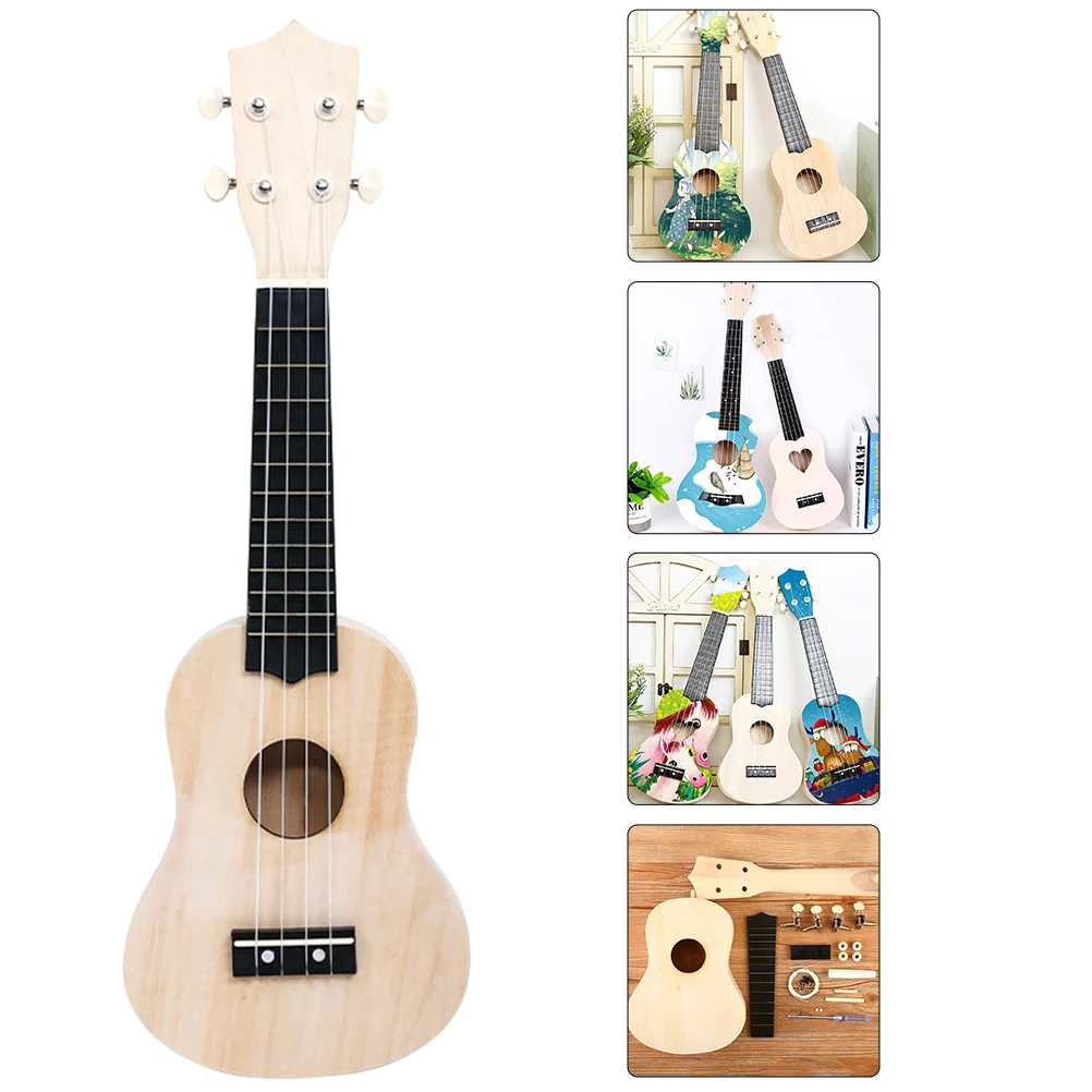 21 Inch Round Ukulele Diy Kit Assembly Set