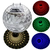 Lampes solaires flottantes LED 2026 pour piscine, boule lumineuse à panneau solaire pour bassin, étanche, spectacle de lumières disco changeantes de couleur 4