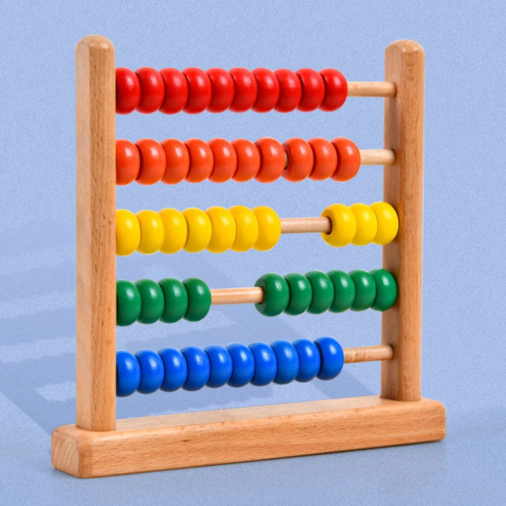 Abacus Stand Math Leaning Tool Toy Kids Counting Wooden Bead Arithmetic Educational Toys