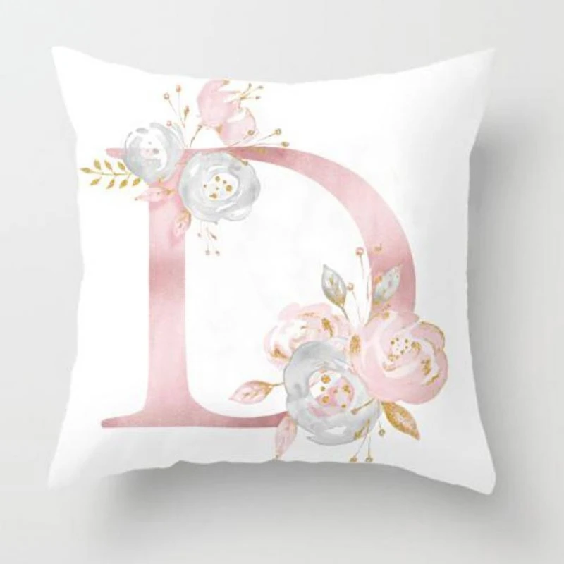 

45x45cm Room Decoration Letter Cushion Cover Pillowcase