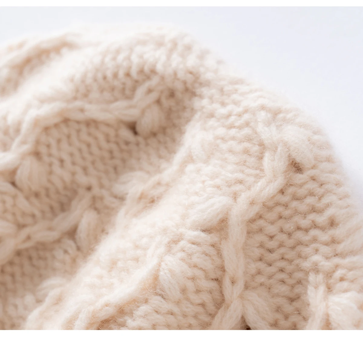 Kältebeständige Strickmütze aus 100 % Kaschmir, neuer Stil, Unisex, Herbst- und Wintermütze, Wollmütze, Gehörschutz, warm, dick, vielseitig – Detail 12