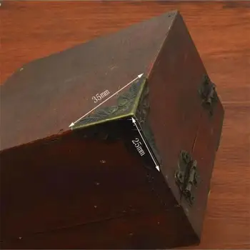 New 4/8PCS Luggage Compartment Corner Bracket Packaging Box Hardware Accessories Furniture Decoration Protective 3.5x2.5cm 2