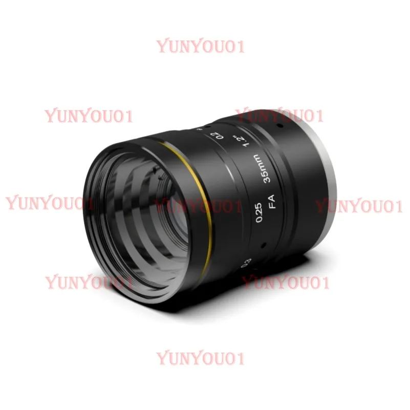 2500만 화소 FA 고정 초점 산업용 카메라 렌즈 타겟 표면 1.2인치 조리개 F2.8C 인터페이스 고대비