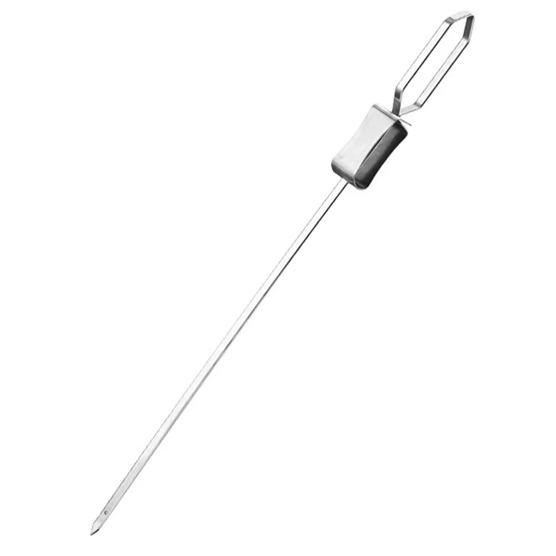 SOFT-Grill Skewers With Handle,Stainless Steel BBQ Skewer Kabob Skewers For Meat, Chicken, Sausages