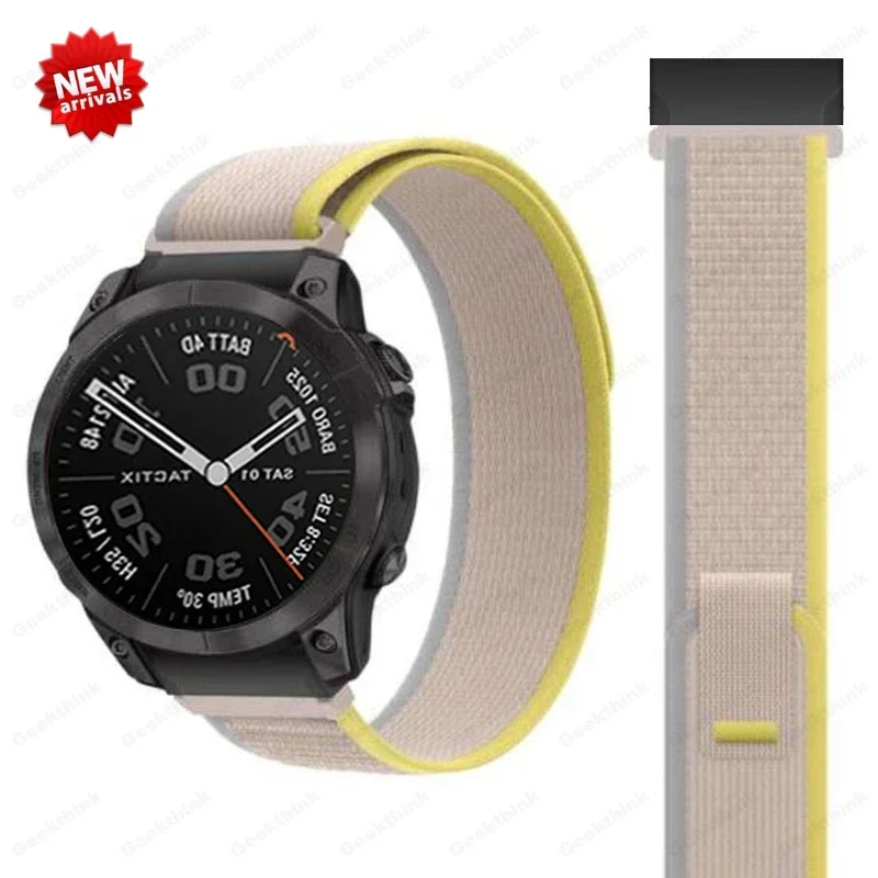 

26mm 22mm Nylon strap for Garmin Fenix 6 6X 6XPro 5 5X 5XPlus 7X 3 3HR Forerunner945 935 High quality Smartwatch Watch Loop Band