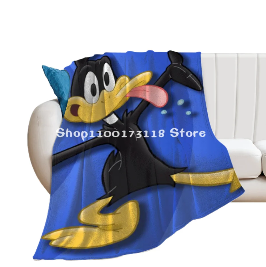 Одеяло Daffy Duck Looney пушистое теплое одеяло для зимы мягкое Флисовое с 3D принтом |