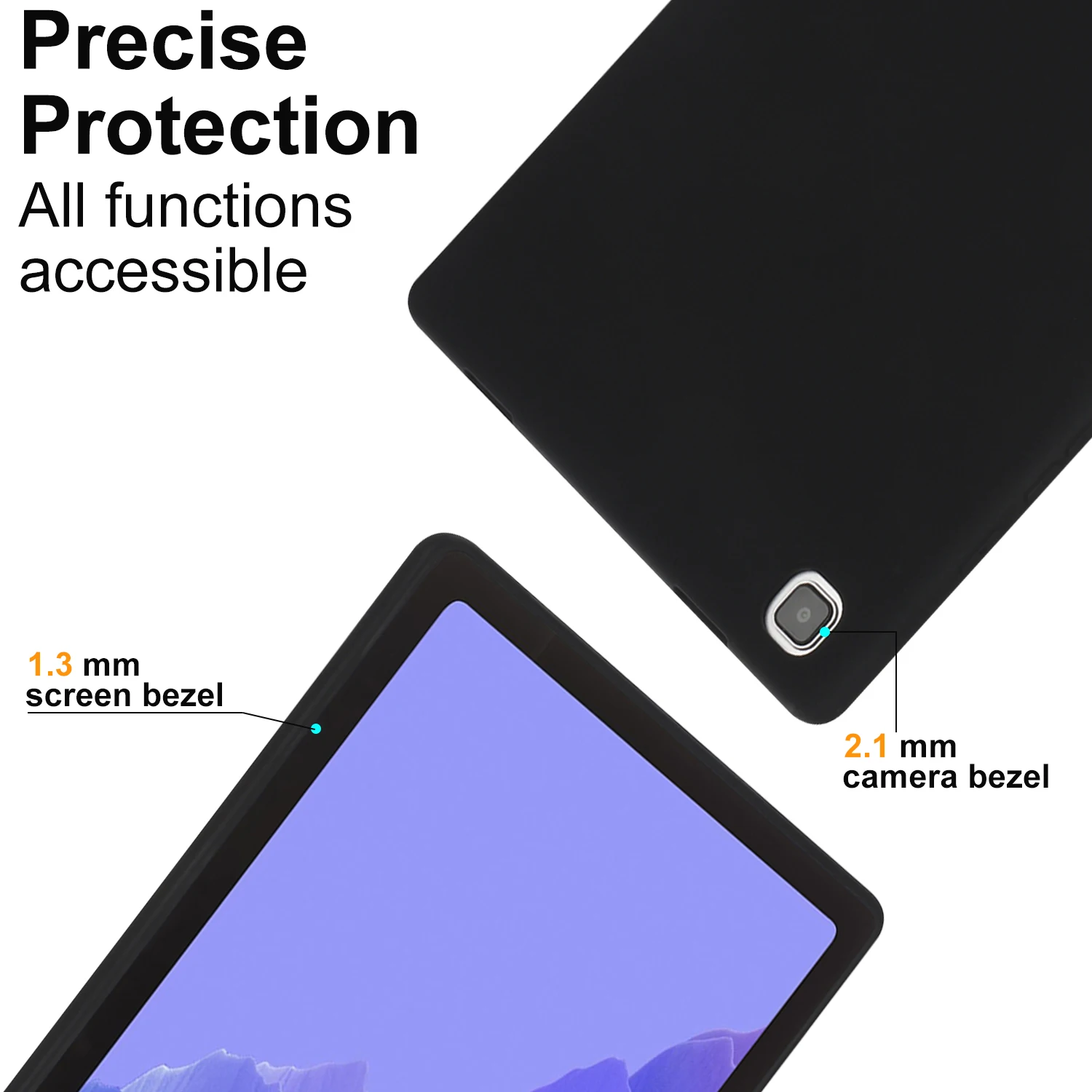 Durable Anti-Fingerprint TPU Tablet Case