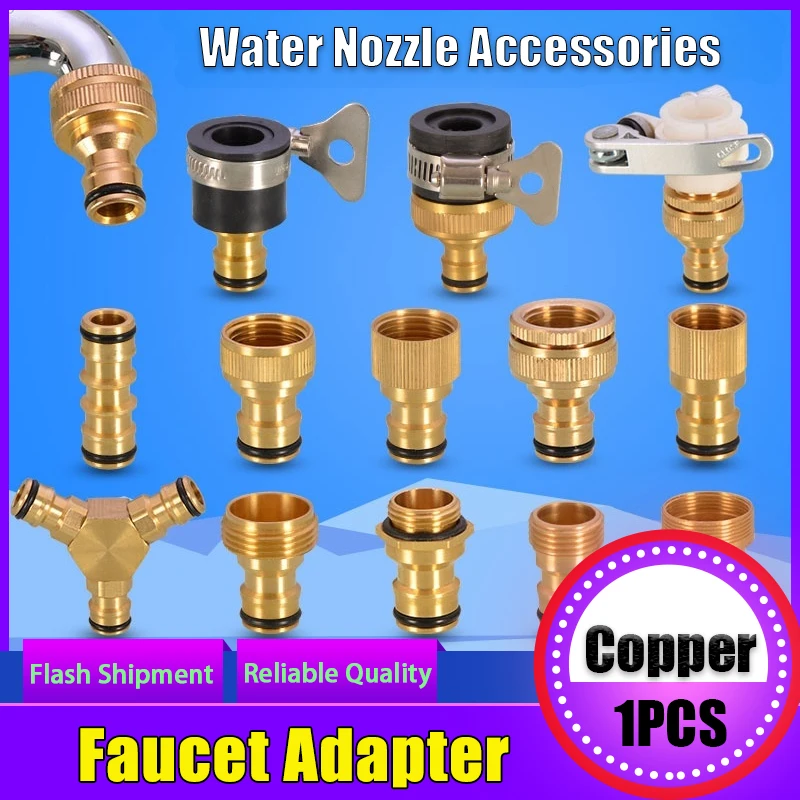 

Water Hose Transfer Interface Mouth Nipple Accessories Washing Machine Kitchen Basin Faucet Connector Water Pipe Car Wash