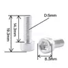 4 Pieces Water Bottle Cage Bolts Holder Screws Hex Socket Screws Aluminum Alloy Bicycle Accessories 7 Colors 2