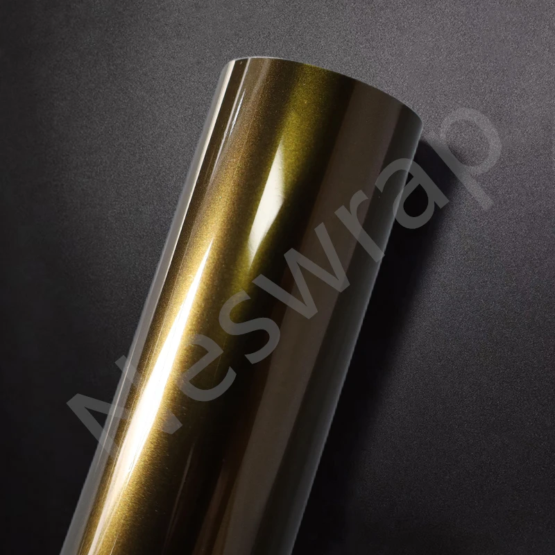 

Premium super Glossy Metallic midnight gold Vinyl Wrap midnight gold Wrap film With Air Bubble Car wrap film quality Warranty