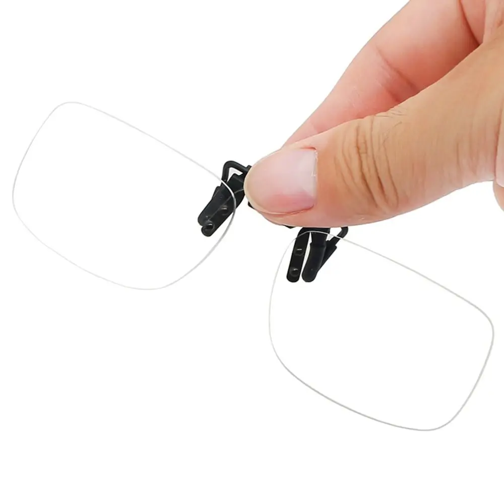 Presbyopic glasses Flip Up Down Clip Presbyopic Glasses Ultra-light Clip Magnifying Glasses Rimless Optical Lenses Reading
