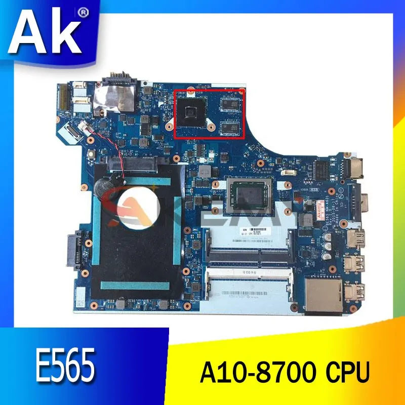 01AW122 смартфон для Lenovo Thinkpad E565 материнская плата ноутбука ПК протестированная |