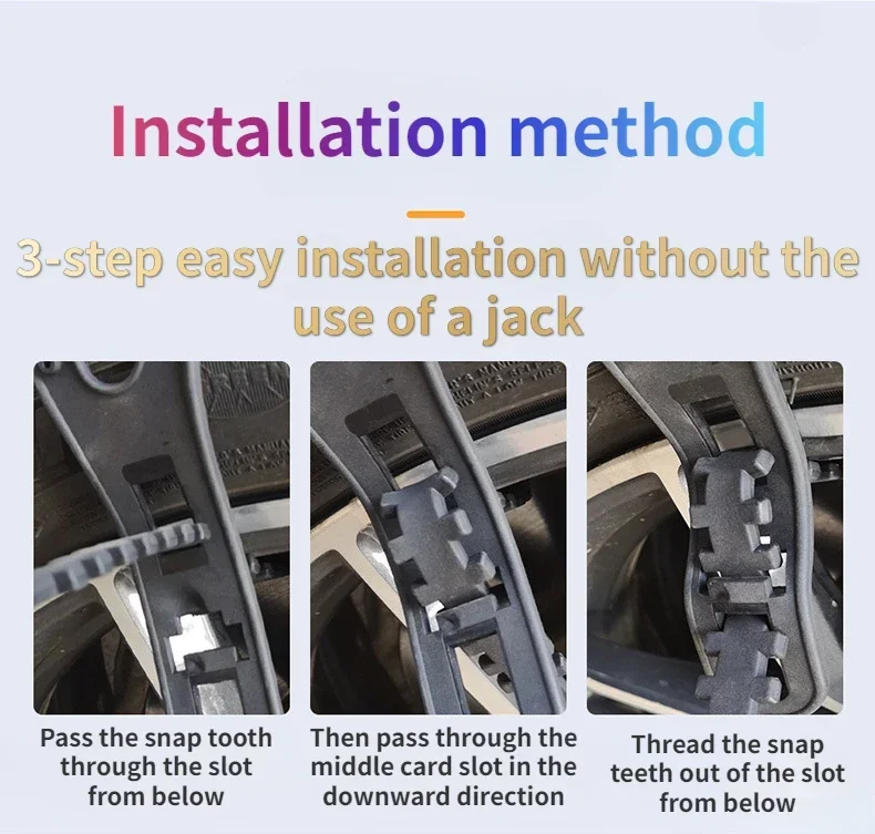 Michelin Easy Grip evolution snow chains car approved in-16621-2020  composite with Easy metal rings installation sizes 16, 17, 18 and 19 -  AliExpress