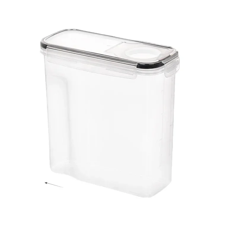 Grain Miscellaneous Grain Storage Tank Moisture-proof Insect Proof Rice Bucket Food Storage Box Plastic Transparent Sealed Tank 6