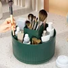 360° Rotating makeup Storage Box Desktop Makeup Organizer Cosmetic Brush Holder Lipstick Eyebrow Pencil Holder Jewelry Container 2