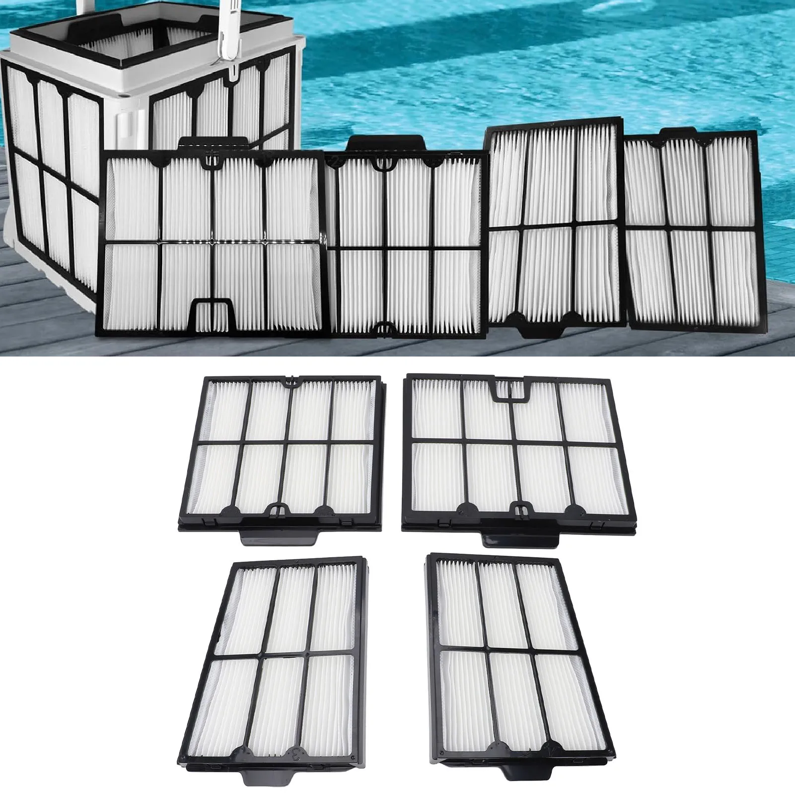 Pool Cleaner Filters 9991467 R4 Ultra Fine Filter Panel Replacement Part for Dolphin Active 20 Explorer E30 4PCS swimming pool accessory,hot tub spa filter