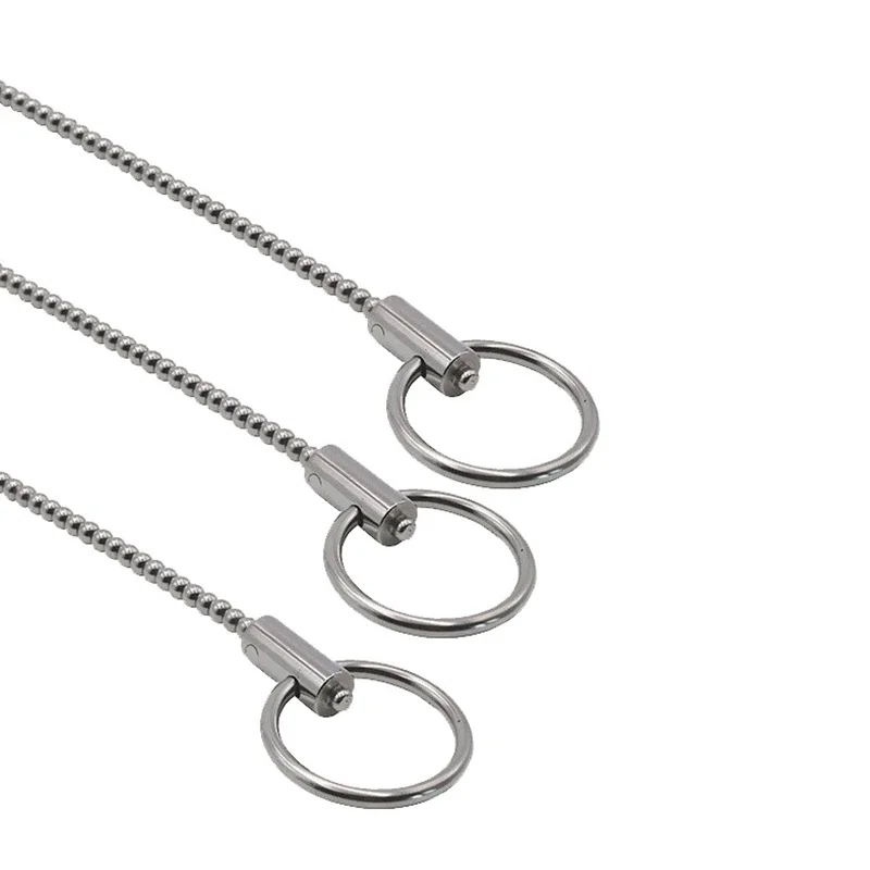 Stainless Steel Urethral Sound Catheter Dilator SM Insert Penis Plug Urethral Pull Beads Sounding Massager Sex Toys For Men