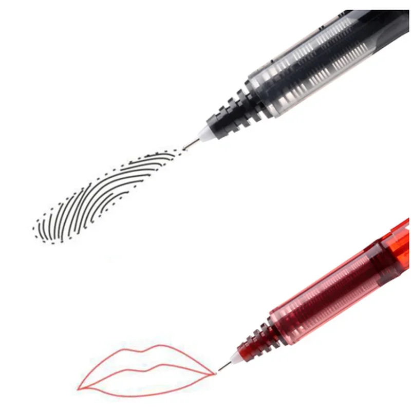 

1pc Waterproof Black Red 0.5mm Microblading Permanent Beauty Makeup Tattoo Eyebrow Lip Surgical Skin Scribe Tool Marker Pen