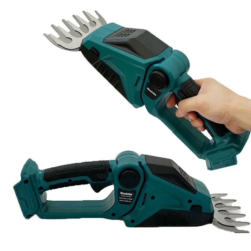 Electric Grass Cordless Hedge Trimmer 2-in-1 Mini Handheld Shears Operated Shrub