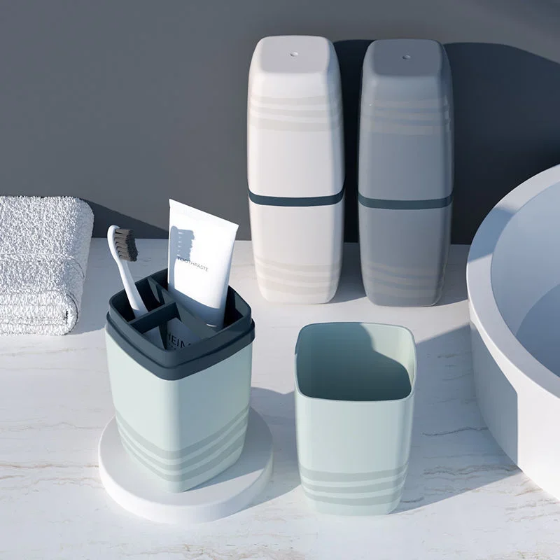 Portable Wash Cup Toothbrush Cup Mouthwash Toothbrush Household Set Tooth Cylinder Toothpaste Storage Box