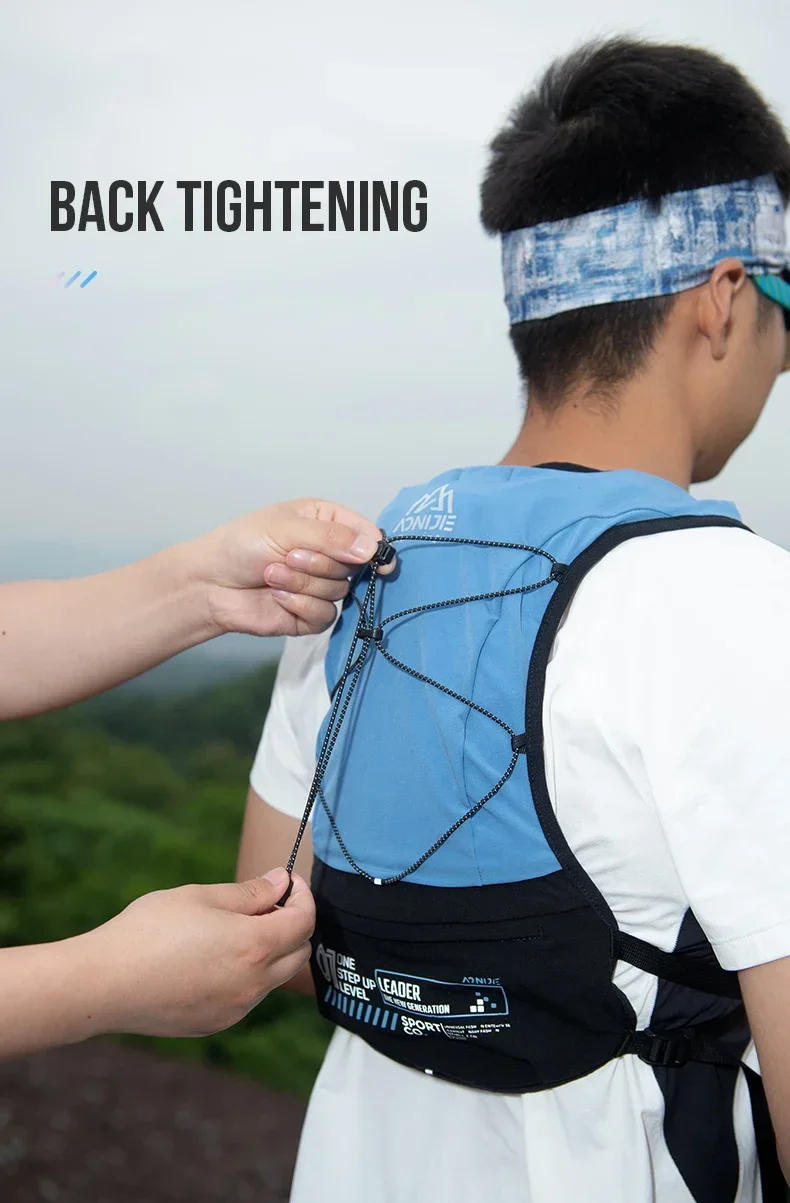 AONIJIE C9113 5L Multifunctional Outdoor Running Backpack Sports Cross-country Hydration Pack Rucksack Vest for Chest 78-116cm