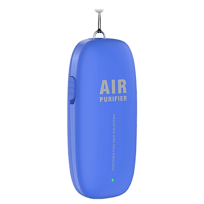 

150 Million Negative Ion Air Purifier Personal Wearable Mini Portable Ionizer 1000Mah Battery Car Air Freshener
