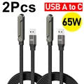 2Pcs USB A-C
