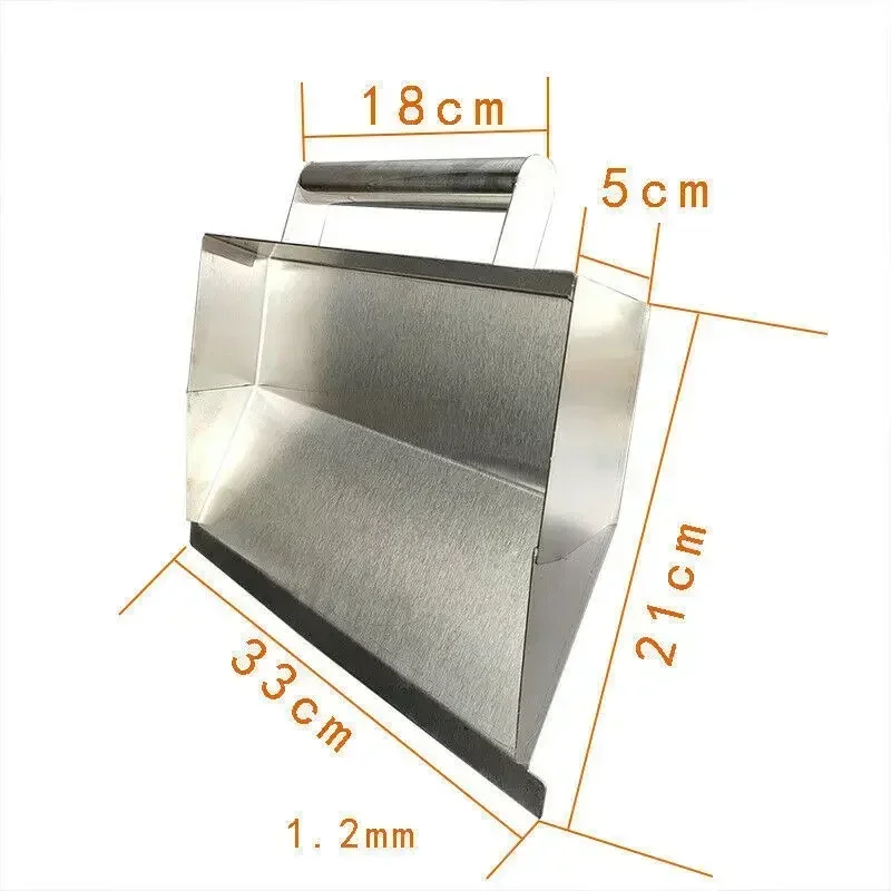 Stainless Steel Wall Plaster Concrete Scraping Drywall Smoothing Spatula Dust Trowel Powder Putty Scraper Hand Plastering Tools