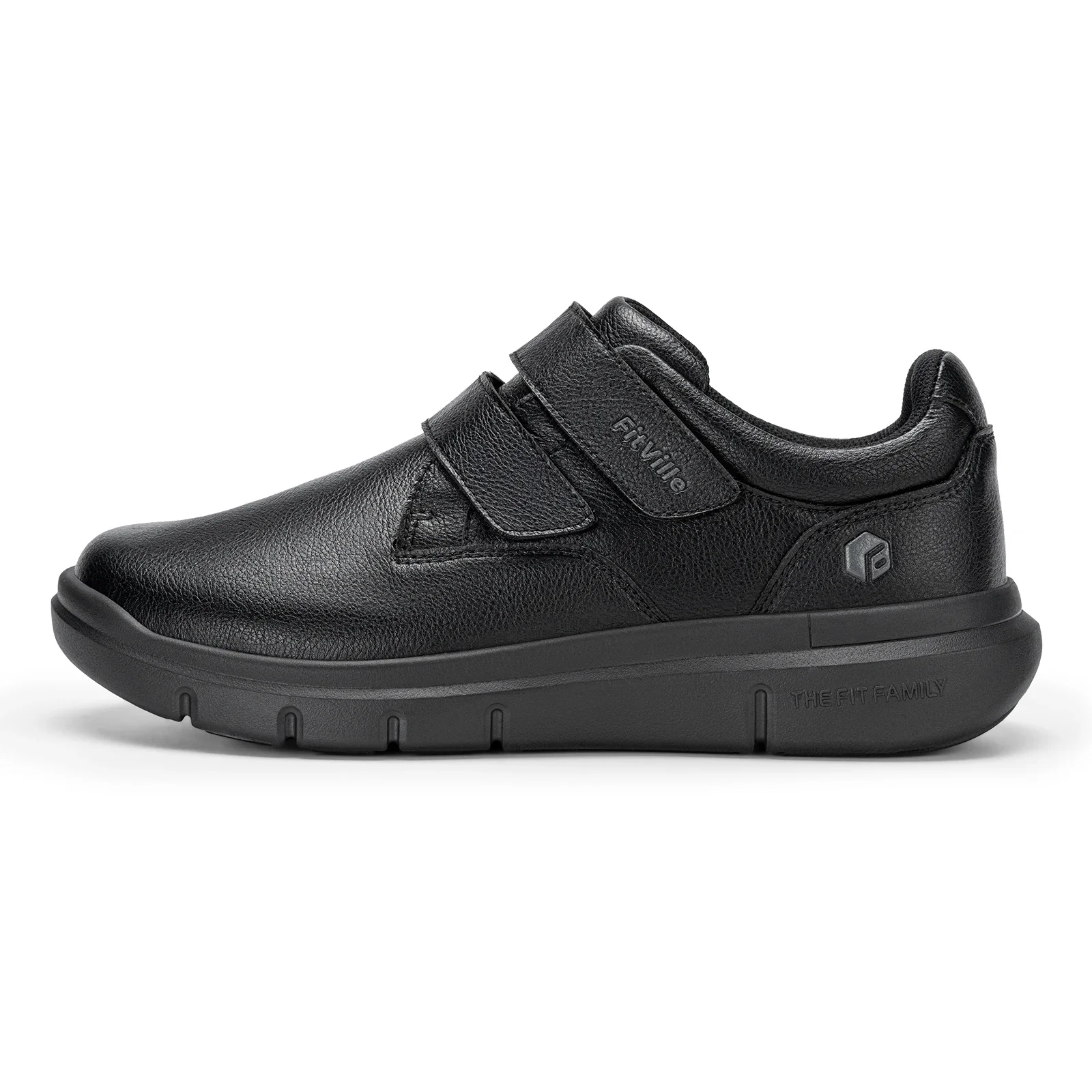 Scarpe in pelle da uomo per piedi larghi comode sneaker casual_voghion.com