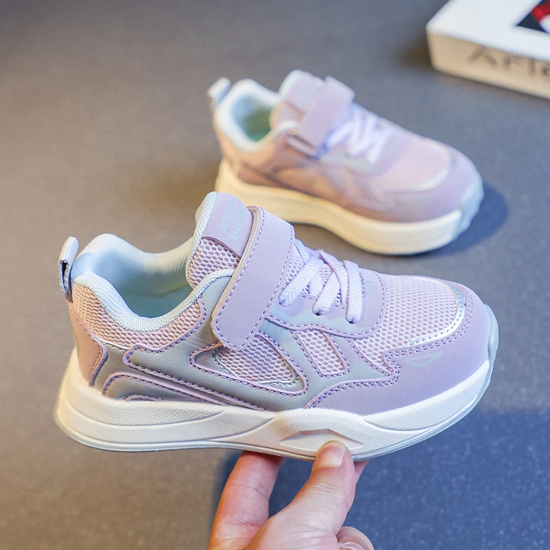 Mesh Kids Walking Shoes for Boys Girls Autumn