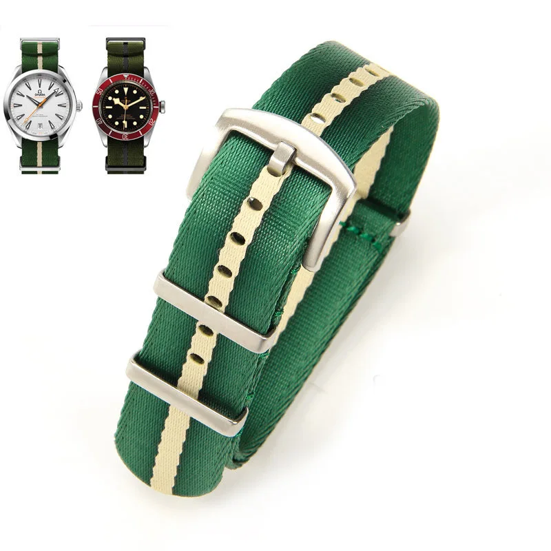 Premium Nylon NATO Strap - 20mm/22mm Army Sports Wristband
