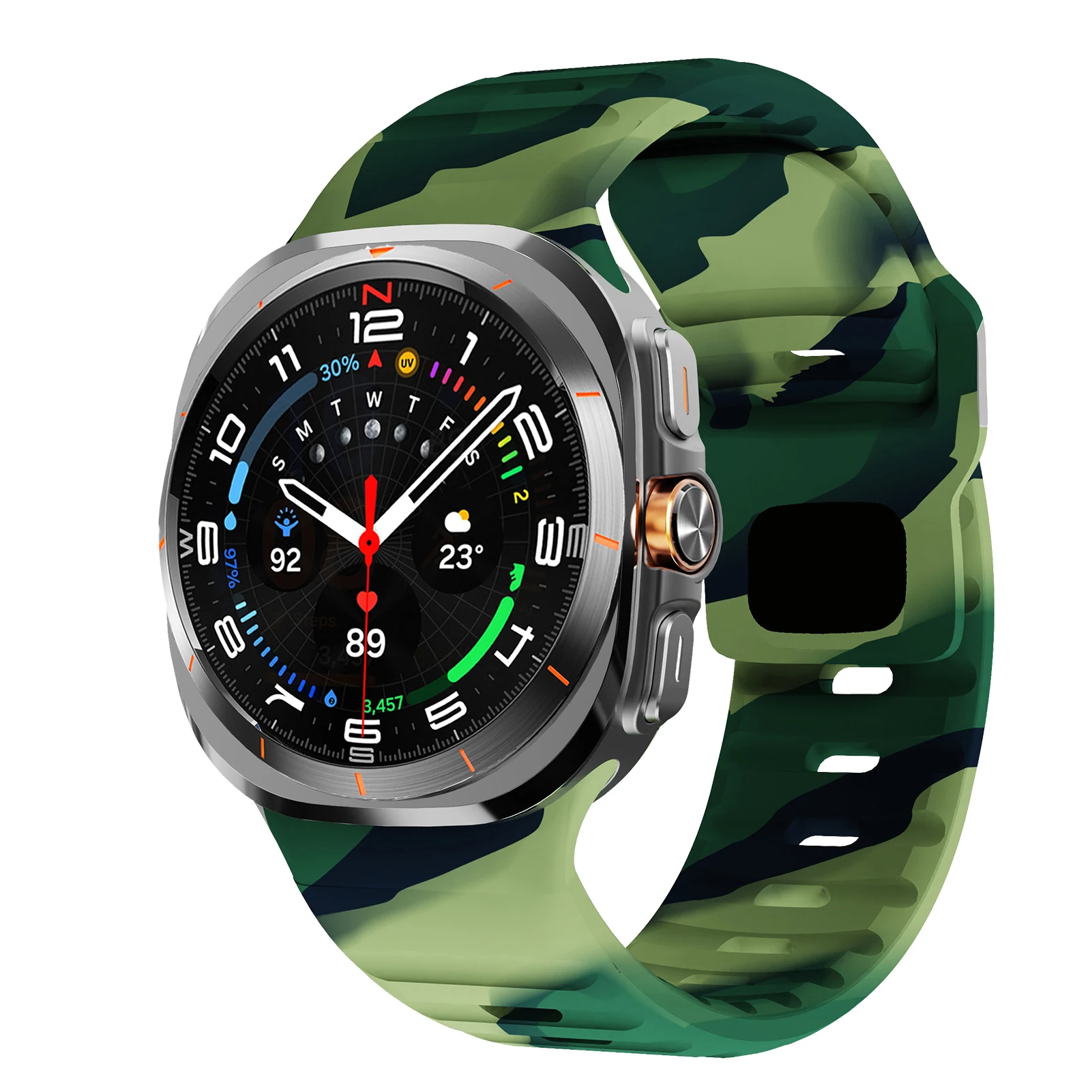 Enhanced Silicone Sport Strap for Galaxy Watch Ultra 47mm - Premium Watch Accessories