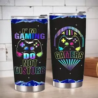 20oz Stainless Steel Gamer Tumbler Cup Insulated Drinking Cup Travel Mug for Teen Boy Son Dad Birthday Christmas Present 1