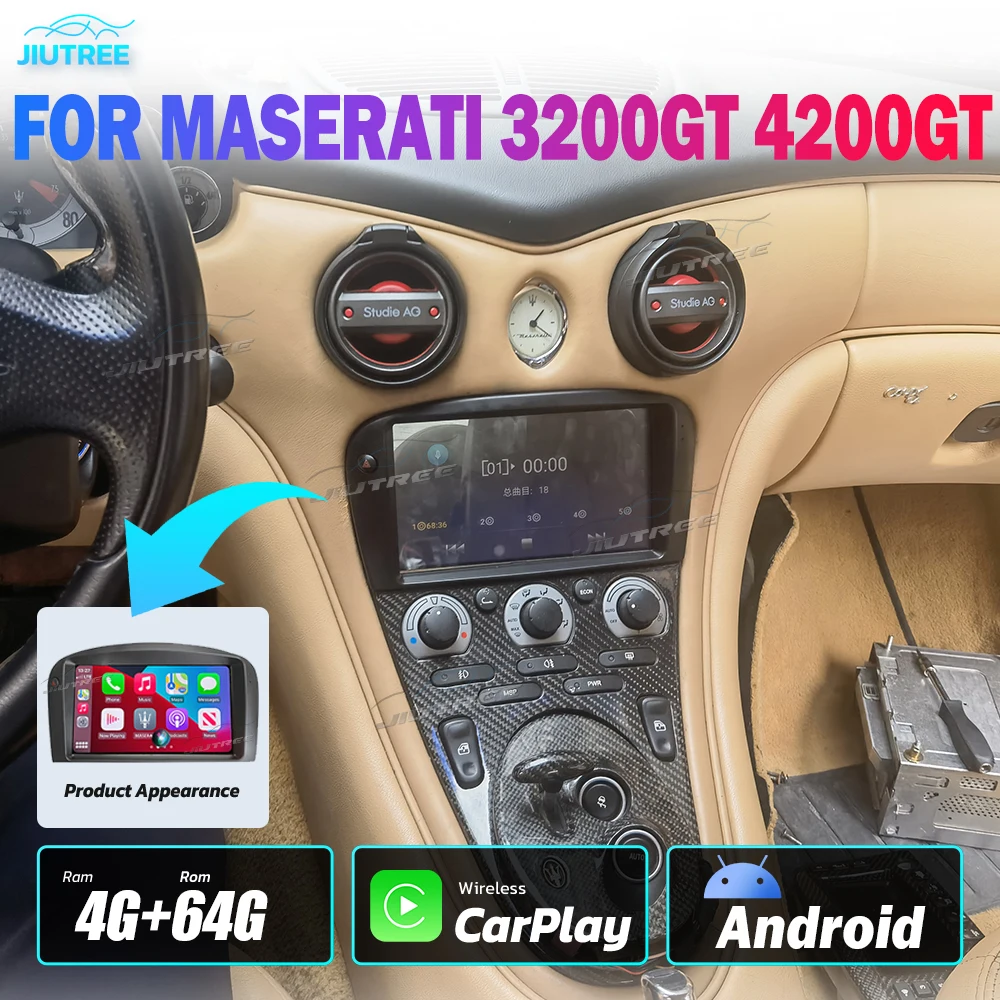 

Android For Maserati 3200GT 4200GT Car radio multimedia Stereo Audio DVD player GPS Navigation Carplay WIFI Head Unit