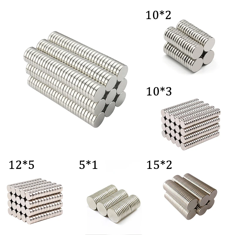

Super Strong Neodymium Magnets Round Disc Blocks Rare Earth Magnets Refrigerator Magnets Round Disc Fridge Magnets for Office