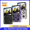 KINHANK K36 Retro Handheld Video Game Console 500nit 3.5 Inch IPS Screen 16000 Games Emulator for PS1/PSP/DC/N64/SS 1