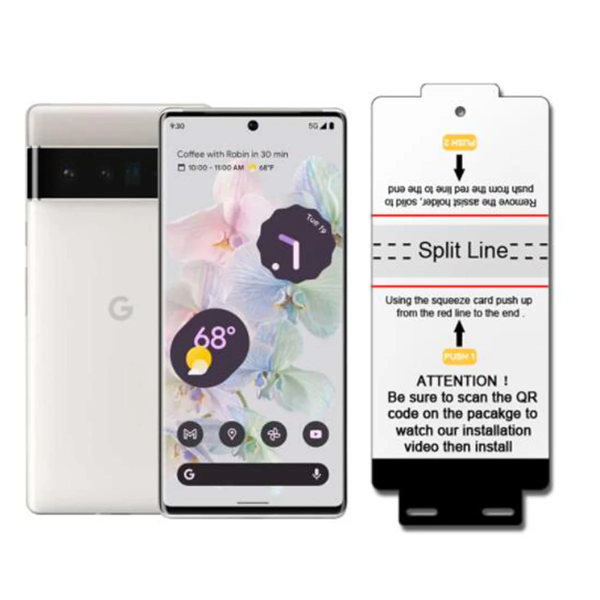 2 Pack] Hydrogel Flexible Screen Protector For Google Pixel 10 Pro XL, Upgraded Non-breakable HD Clarity Soft TPU Protective Film [ Anti-Scratch] [Bubble Free] [High Sensitivity] (Not Glass - Foto 2