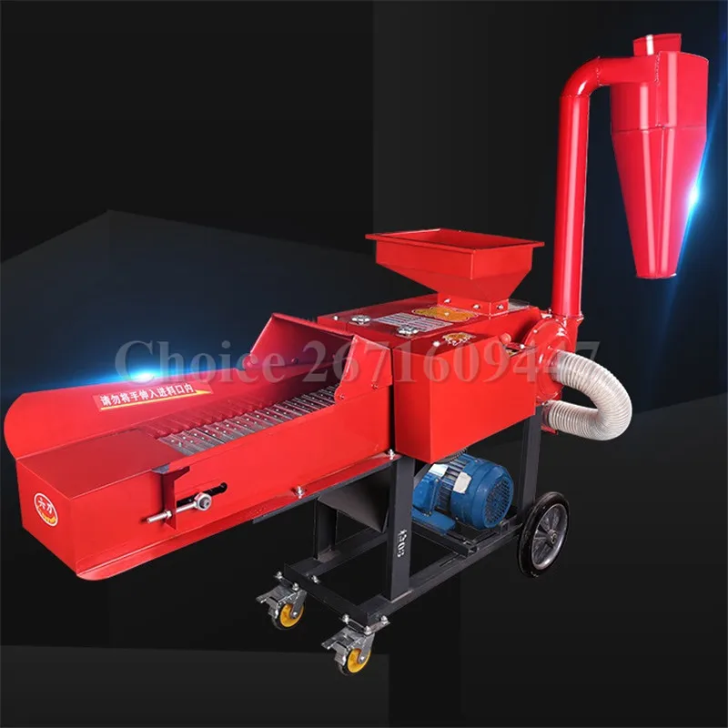 Automatic Farm Use Hammer Mill Silage Cow Feed Chaff Grass Cutter Chopper Grinder Fodder for Sale mini automatic tobacco grinder kicthen herbal herb spice mill electric usb chargeable smoke grass crusher smoking accessories