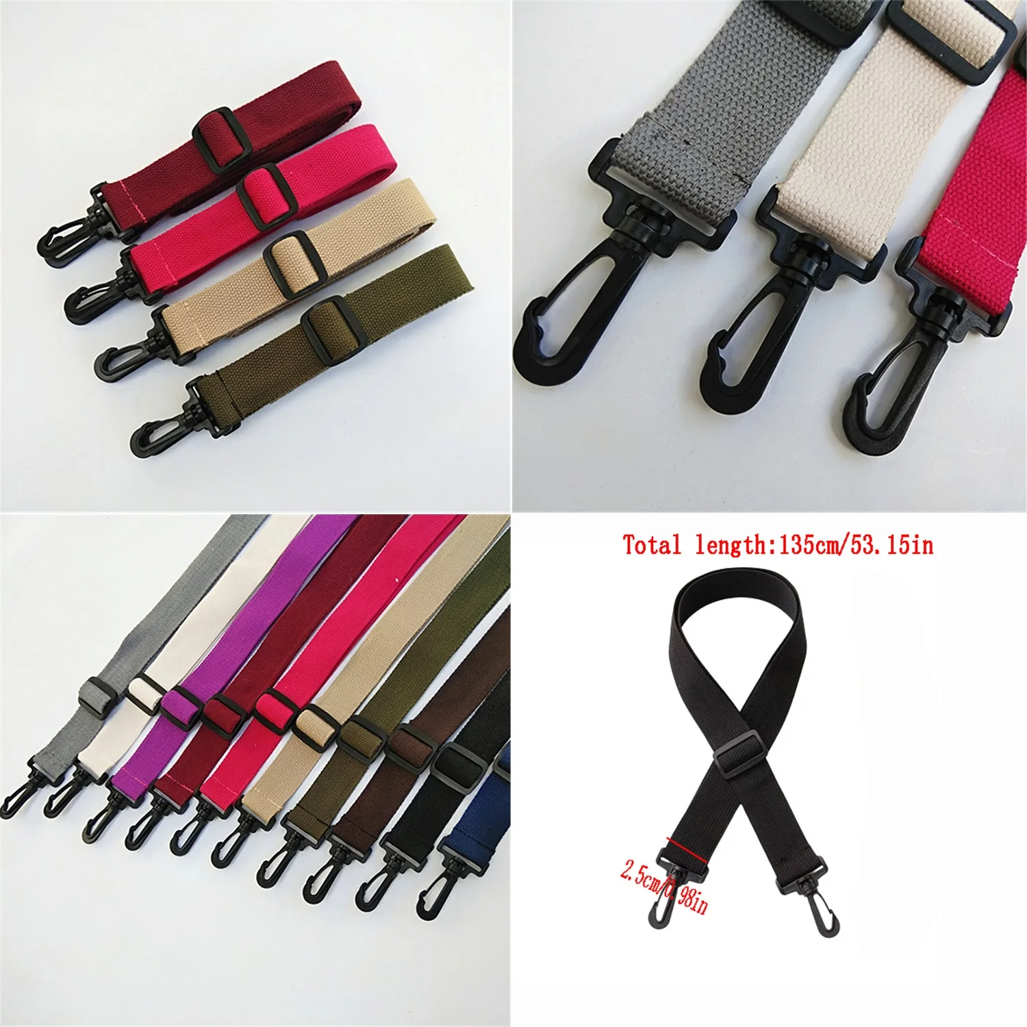 Multi-function Shoulder Strap Water Bottle Pouch Strap Replacement Adjustable Strap for Handbag Crossbody Bag Belts
