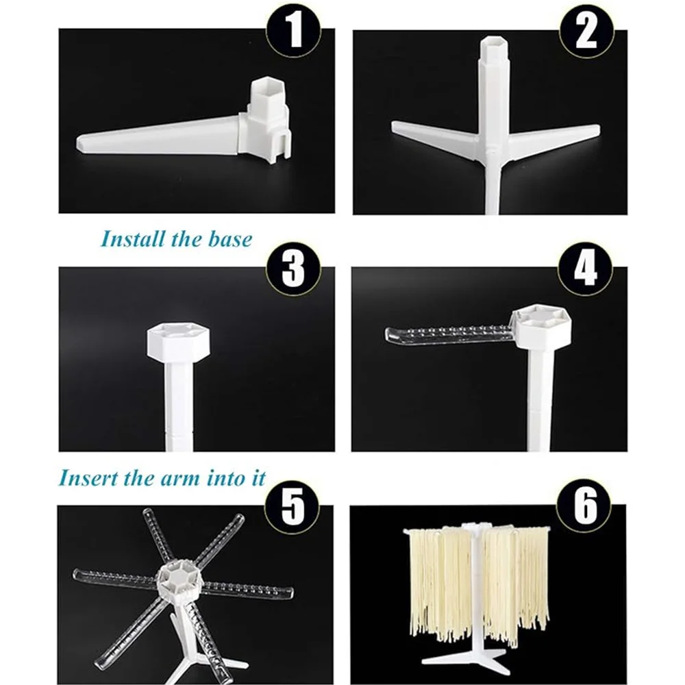 Collapsible Drying Spaghetti Dryer Stand Noodles Holder Hanging Rack Fresh Noodle Pastas Tools Kitchen Accessories pasta drying rack pasta rack