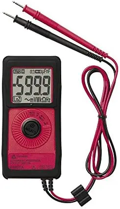 

Pocket Multimeter with Non-Contact Voltage Detection, Black