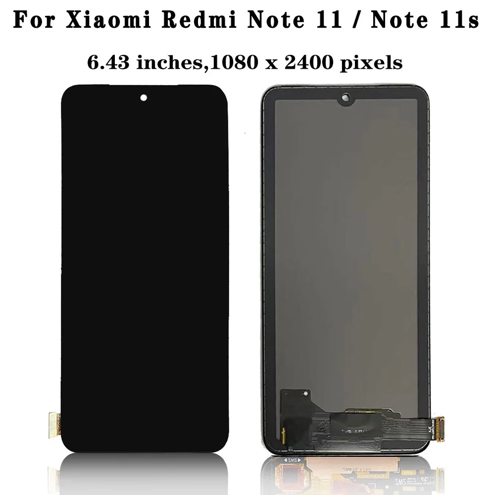 LCD With Touch Screen Display For Redmi Note11 11S 2201117TG 2201117TI 2201117SG Xiaomi Redmi Note 11 Pro LCD 2201116TG lcd display screen