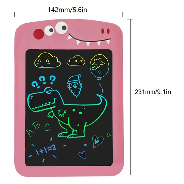8.5/in Cartoon LCD Writing Tablet Drawing Board Kids Graffiti Sketchpad Toys Handwriting Blackboard Magic Drawing Board Toy Gift 5